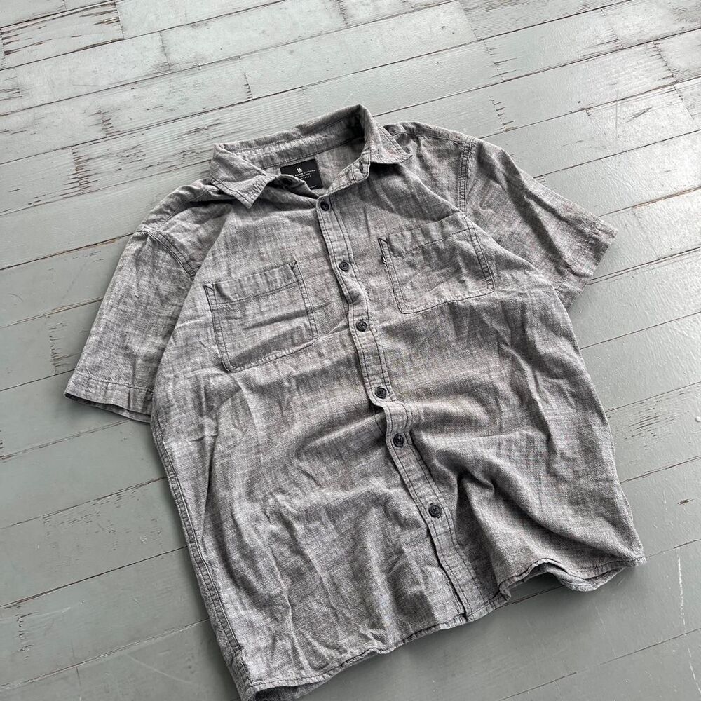 Junk Food Clothing old money y2k button up tee shirt